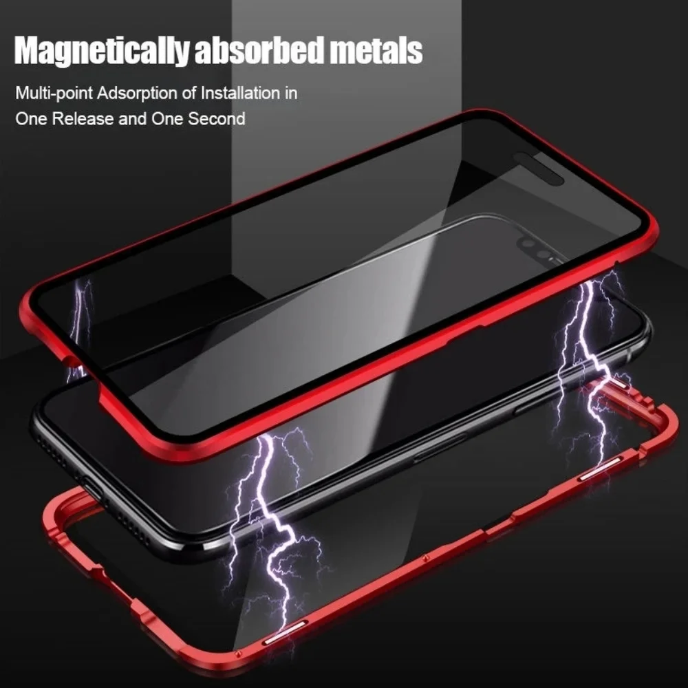 For iPhone 13 Pro Max / 13 Pro / 13 Mini Magnetic Phone Case Cover 360 Protector